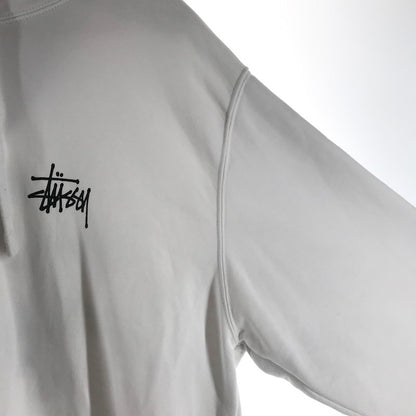 【中古品】【メンズ】 STUSSY ステューシー BASIC HOODIE フーディー パーカー カラーWHITE SIZE:M 142-260930-ky-02-fuzh 万代Net店