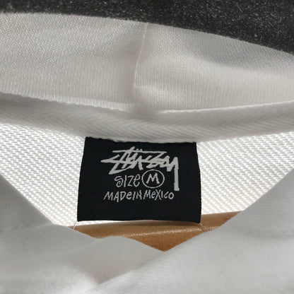 【中古品】【メンズ】 STUSSY ステューシー BASIC HOODIE フーディー パーカー カラーWHITE SIZE:M 142-260930-ky-02-fuzh 万代Net店