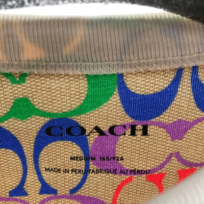 【中古品】【メンズ】 COACH コーチ C9791-WHT RAINBOW SIGNATURE T-SHIRT Tシャツ カラーWHITE SIZE:M ※シミ.汚れ有 170-260930-ky-01-fuzh 万代Net店