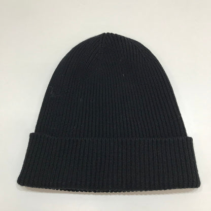 【中古品】【メンズ】 MONCLER モンクレール I20913B70500 KNIT BEANIE ニットビーニー ニット帽 カラーBLACK 帽子 185-260930-ky-11-fuzh 万代Net店
