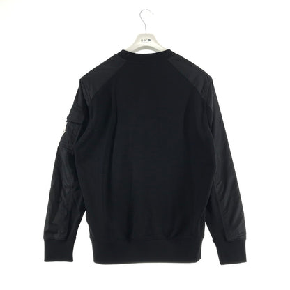 【中古品】【メンズ】 MONCLER モンクレール K20918G00049 89A8F CREW NECK SWEAT SHIRT クルーネック スェットシャツ カラーBLACK SIZE:S 専用ハンガー付属 141-260930-ky-10-fuzh 万代Net店