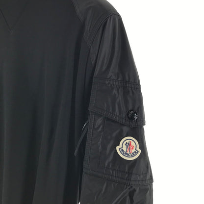 【中古品】【メンズ】 MONCLER モンクレール K20918G00049 89A8F CREW NECK SWEAT SHIRT クルーネック スェットシャツ カラーBLACK SIZE:S 専用ハンガー付属 141-260930-ky-10-fuzh 万代Net店
