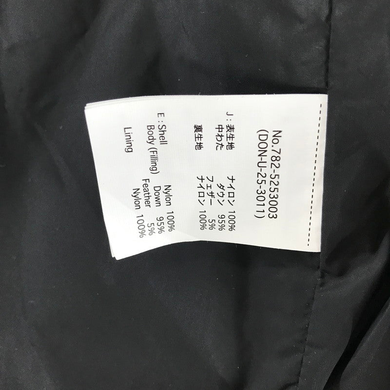 【中古品】【メンズ】 SCHOTT ショット×TAION INNER DOWN JACKET ダウンジャケット カラーBLACK SIZE:M 保存袋付属 ※汚れ有 145-260930-ky-04-fuzh 万代Net店