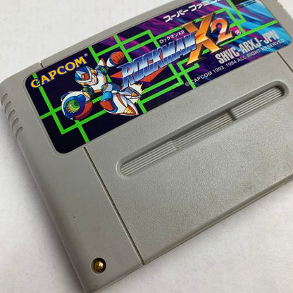 【中古美品】 Nintendo SUPER FAMICOM SFC ニンテンドー スーパーファミコン ソフト ロックマンX2 023-260928-mh-11-fuzh 万代Net店