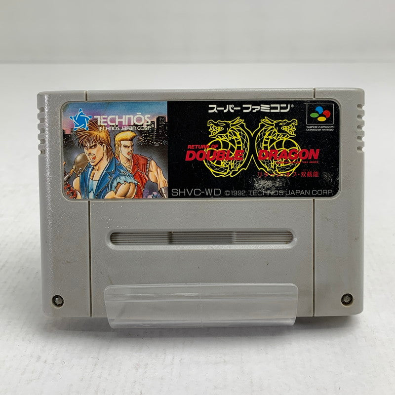 【中古美品】 Nintendo SUPER FAMICOM SFC ニンテンドー スーパーファミコン ソフト リターン・オブ・ダブルドラゴン 023-260928-mh-09-fuzh 万代Net店