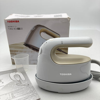 【中古品】 TOSHIBA 東芝 TAS-X3 衣類スチーマー　ハンディアイロン 100-260930-MO-07-fuz 万代Net店