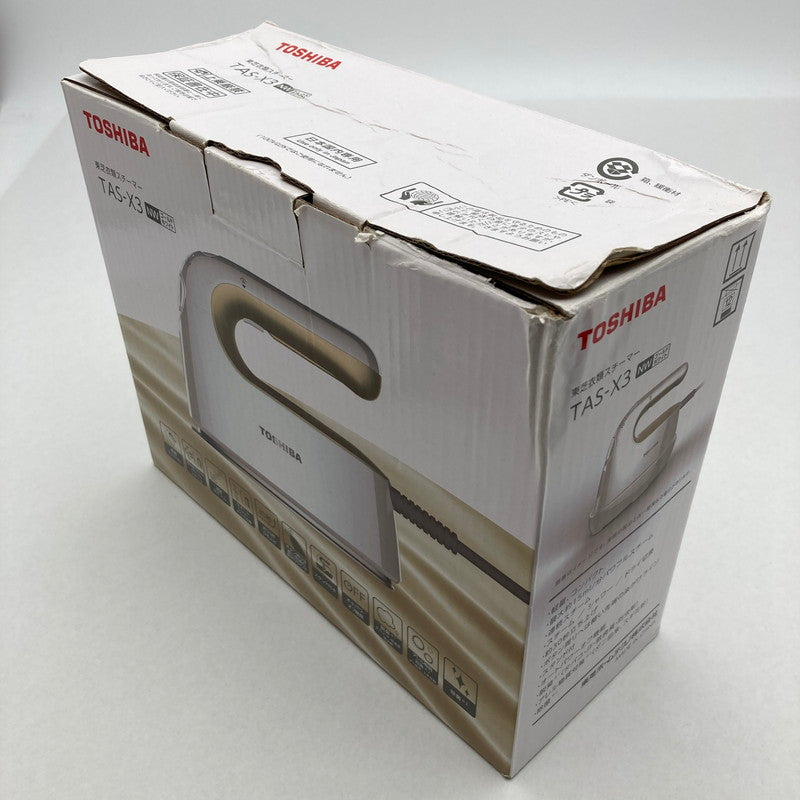 【中古品】 TOSHIBA 東芝 TAS-X3 衣類スチーマー　ハンディアイロン 100-260930-MO-07-fuz 万代Net店