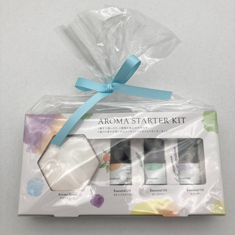 【未使用品】 生活の木 アロマスターターキット/ 生活の木の、はじめてみた。アロマストーンセット 101-260930-MO-06-fuz 万代Net店