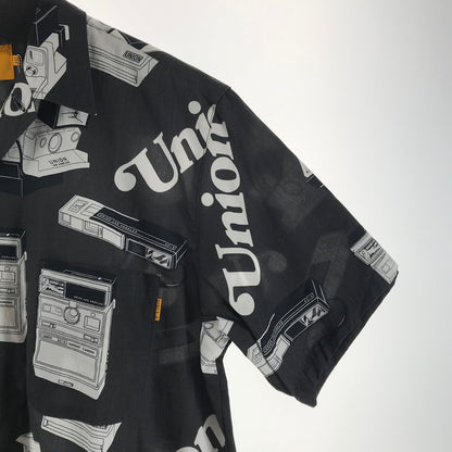 【中古品】【メンズ】 UNION ユニオン SNAPSHOT WOVEN SHIRT 半袖シャツ カラーBLACK SIZE:3 142-260930-ky-06-fuzh 万代Net店