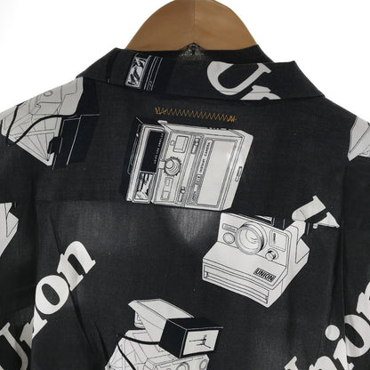 【中古品】【メンズ】 UNION ユニオン SNAPSHOT WOVEN SHIRT 半袖シャツ カラーBLACK SIZE:3 142-260930-ky-06-fuzh 万代Net店