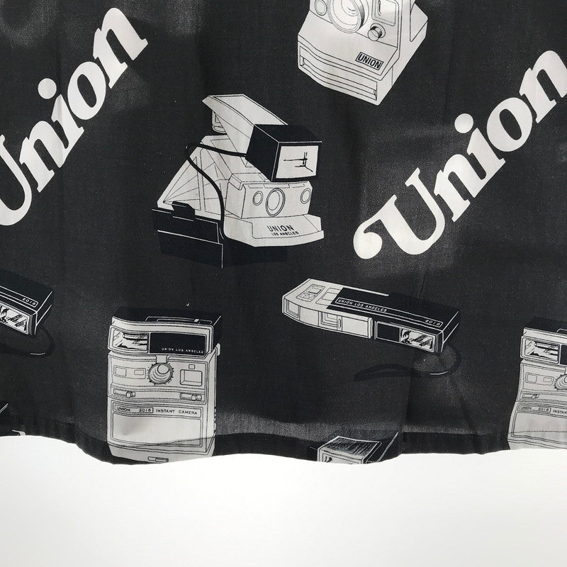 【中古品】【メンズ】 UNION ユニオン SNAPSHOT WOVEN SHIRT 半袖シャツ カラーBLACK SIZE:3 142-260930-ky-06-fuzh 万代Net店