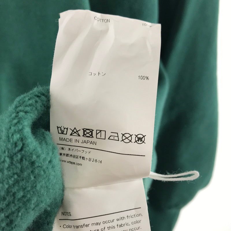 【中古品】【メンズ】 WTAPS ダブルタップス 241ATDT-CSM03 ACADEMY SWEATER COTTON. COLLEGE スェット カラーGREEN SIZE:03 142-260930-ky-08-fuzh 万代Net店