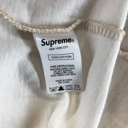 【中古品】【メンズ】 SUPREME シュプリーム FADE STRIPE L S TOPS ロンT カラーBEIGE WHITE SIZE:S　※シミあり 149-260930-ky-05-fuzh 万代Net店