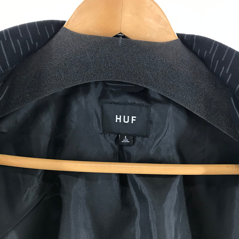 【中古品】【メンズ】 HUF ハフ JK00430 ALLTIMERS WORK JACKET ワークジャケット カラーBLACK.BLUE SIZE:L 142-260930-ky-07-fuzh 万代Net店