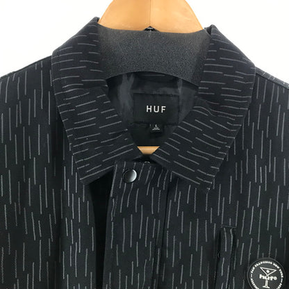 【中古品】【メンズ】 HUF ハフ JK00430 ALLTIMERS WORK JACKET ワークジャケット カラーBLACK.BLUE SIZE:L 142-260930-ky-07-fuzh 万代Net店