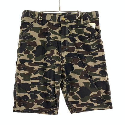 【中古品】【メンズ】 CARHARTT カーハート ショートパンツ 156-260929-ny-07-fuzh サイズ：W36 カラー：ブラウン カモ柄 万代Net店