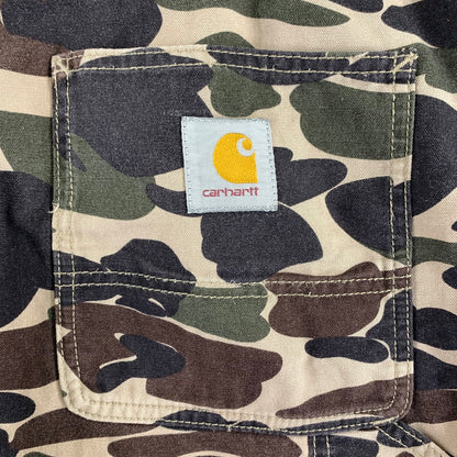 【中古品】【メンズ】 CARHARTT カーハート ショートパンツ 156-260929-ny-07-fuzh サイズ：W36 カラー：ブラウン カモ柄 万代Net店