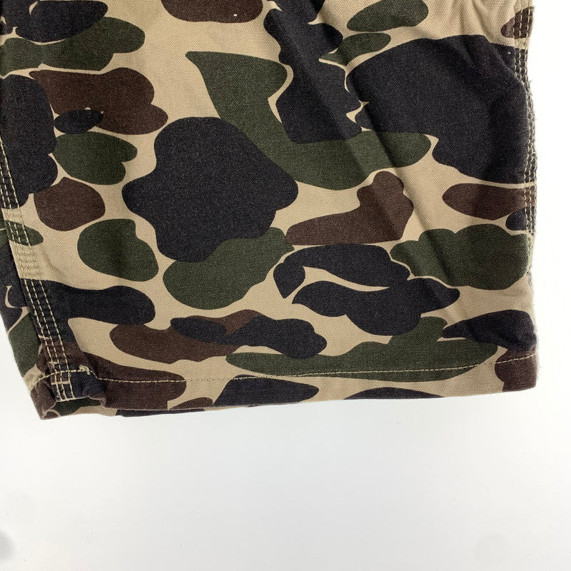 【中古品】【メンズ】 CARHARTT カーハート ショートパンツ 156-260929-ny-07-fuzh サイズ：W36 カラー：ブラウン カモ柄 万代Net店