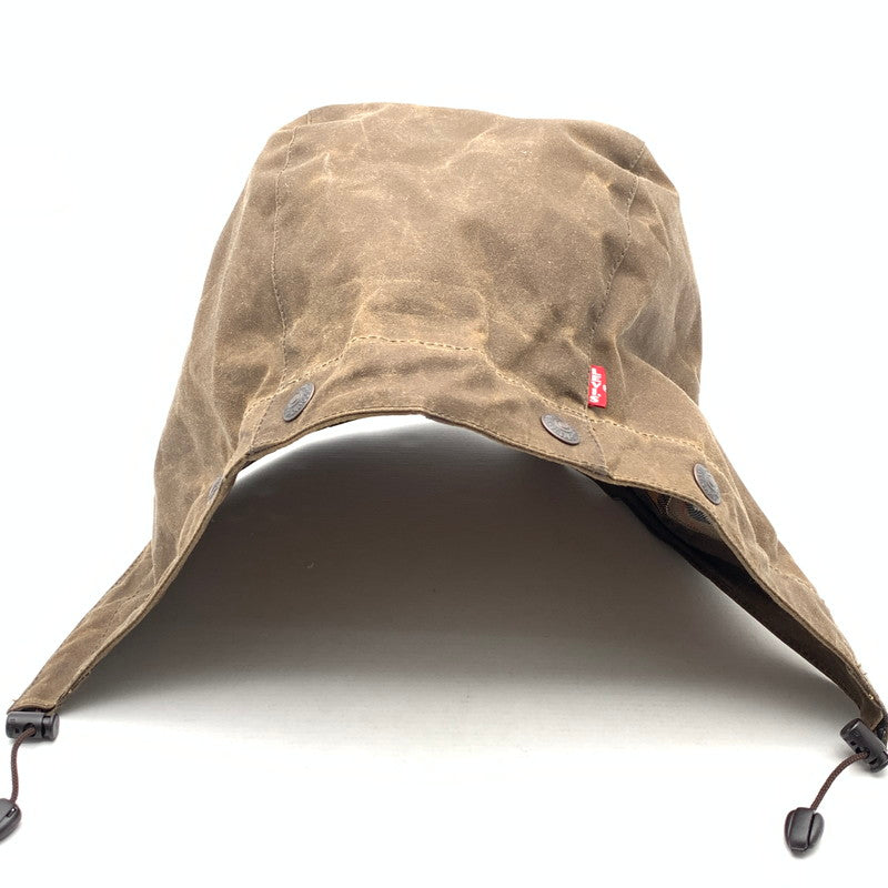 【中古品】【メンズ】 BARBOUR バーブァー×LEVI'S リーバイス オイルコーティング帽子 185-261003-gm-31-fuzh カラー：ブラウン 万代Net店