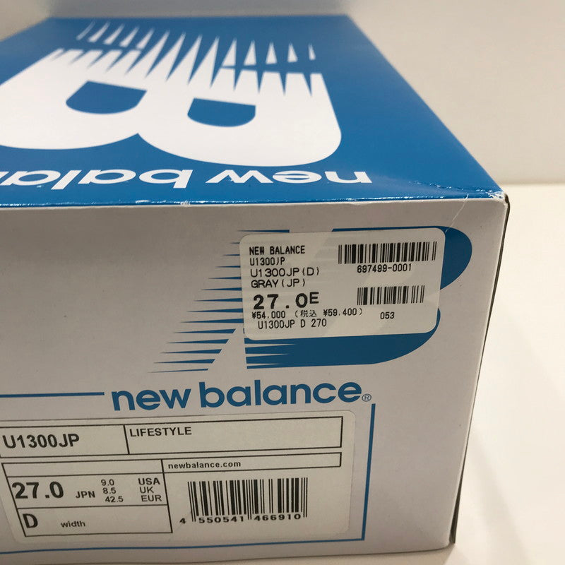 【中古品】【メンズ】 NEWBALANCE U1300JP スニーカー GRAY/SIZE:27.0cm/箱付属 ※左右差有 スニーカー 靴 162-260930-ky-14-fuzh 万代Net店