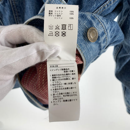 【中古品】【メンズ】 DESCENDANT ディセンダント TRUCKER DENIM JACKET トラッカーデニムジャケット INDIGO SIZE:2 上着 アウター ※袖汚れあり 142-261002-io-03-fuzh サイズ：2 カラー：インディゴ 万代Net店