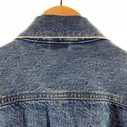 【中古品】【メンズ】 DESCENDANT ディセンダント TRUCKER DENIM JACKET トラッカーデニムジャケット INDIGO SIZE:2 上着 アウター ※袖汚れあり 142-261002-io-03-fuzh サイズ：2 カラー：インディゴ 万代Net店