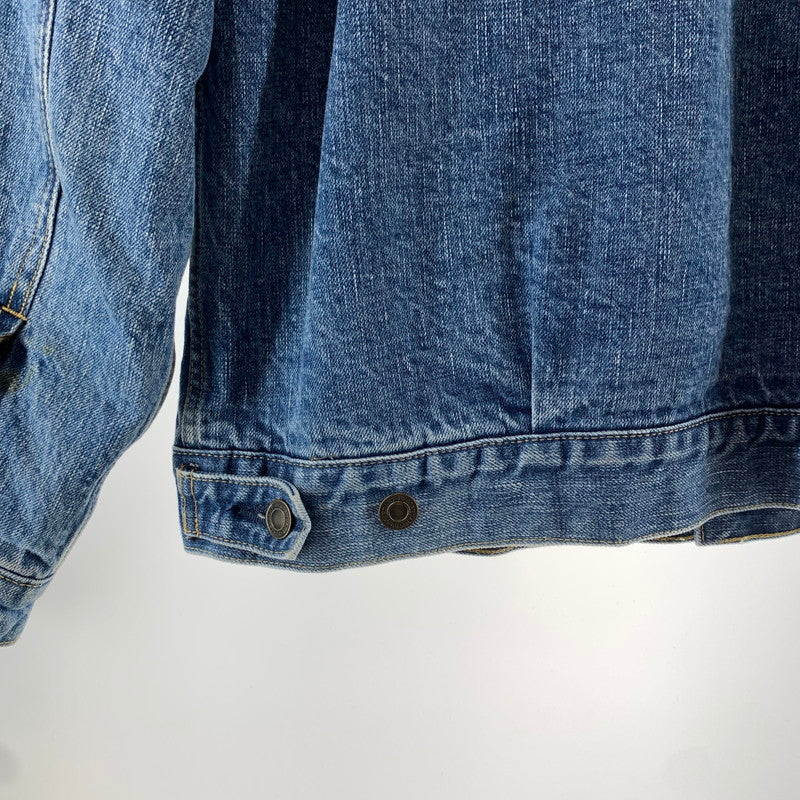 【中古品】【メンズ】 DESCENDANT ディセンダント TRUCKER DENIM JACKET トラッカーデニムジャケット INDIGO SIZE:2 上着 アウター ※袖汚れあり 142-261002-io-03-fuzh サイズ：2 カラー：インディゴ 万代Net店