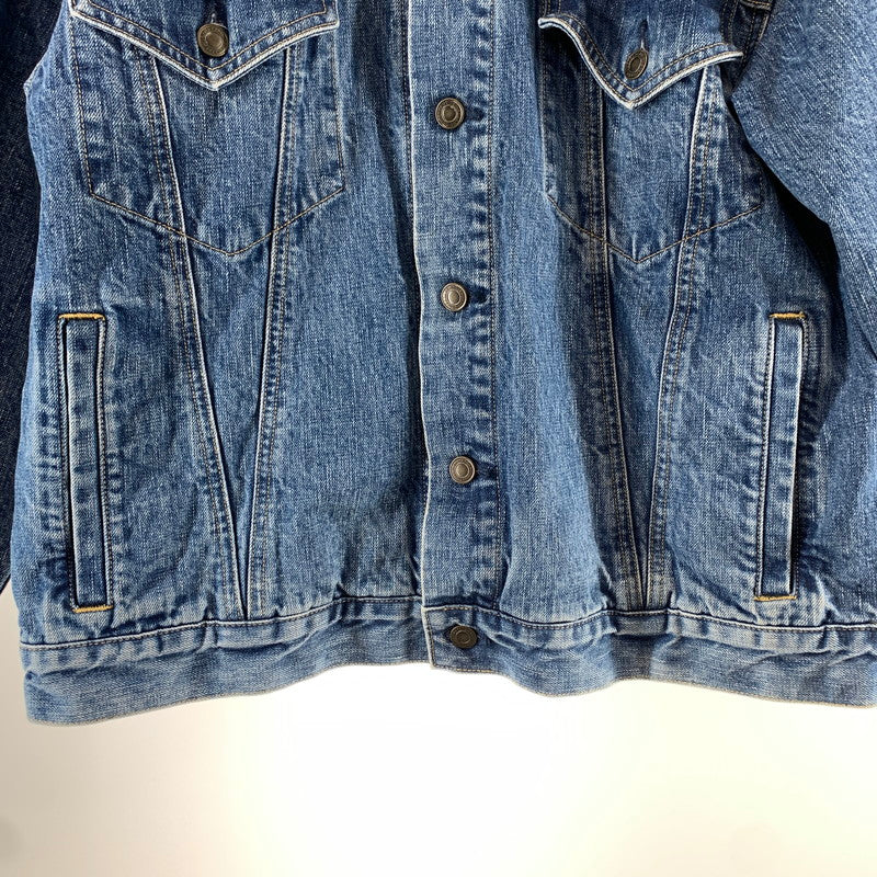 【中古品】【メンズ】 DESCENDANT ディセンダント TRUCKER DENIM JACKET トラッカーデニムジャケット INDIGO SIZE:2 上着 アウター ※袖汚れあり 142-261002-io-03-fuzh サイズ：2 カラー：インディゴ 万代Net店