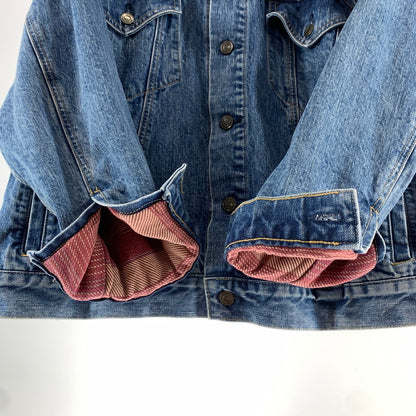 【中古品】【メンズ】 DESCENDANT ディセンダント TRUCKER DENIM JACKET トラッカーデニムジャケット INDIGO SIZE:2 上着 アウター ※袖汚れあり 142-261002-io-03-fuzh サイズ：2 カラー：インディゴ 万代Net店