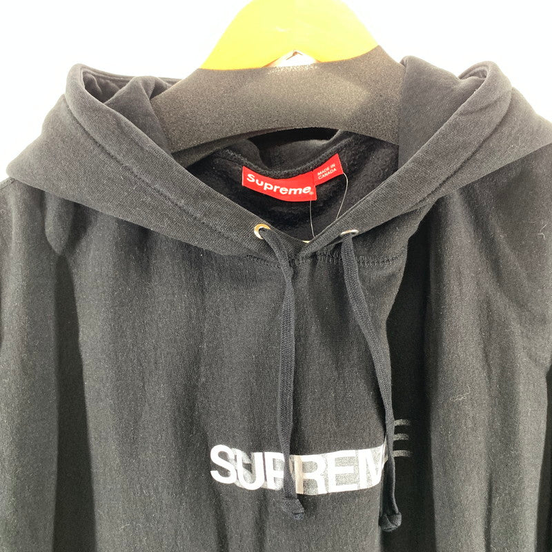 【中古品】【メンズ】 SUPREME シュプリーム MOTION LOGO HOODED SWEATSHIRT フーディー スウェットシャツ パーカー BLACK SIZE:XL ※汚れ・使用感あり 149-261002-io-04-fuzh サイズ：XL カラー：ブラック 万代Net店