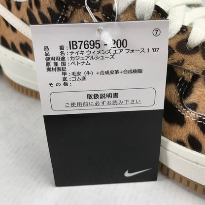 【中古美品】【レディース】 NIKE ナイキ IB7695-200 WMNS AIR FORCE 1 LOW ”LEOPARD” ウィメンズ エア フォース 1 ロー スニーカー 靴 166-621003-mh-06-fuzh サイズ：22.5cm カラー：レオパード 万代Net店