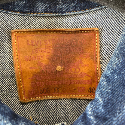 【中古品】【メンズ】 LEVI`S リーバイス 90`S 506XX バレンシア製 1ST DENIM JACKET デニムジャケット INDIGO SIZE:48 上着 アウター 145-261002-io-02-fuzh サイズ：48 カラー：インディゴ 万代Net店