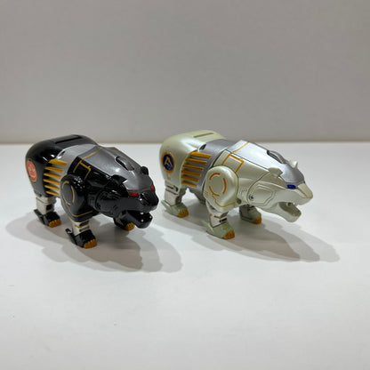 【中古品】 BANDAI ガオレンジャー ガオベアー＆ガオポーラー ミサイル・ミニフィギュア欠品 本体のみ 当時もの 044-261002-ky-06-fuzh 万代Net店