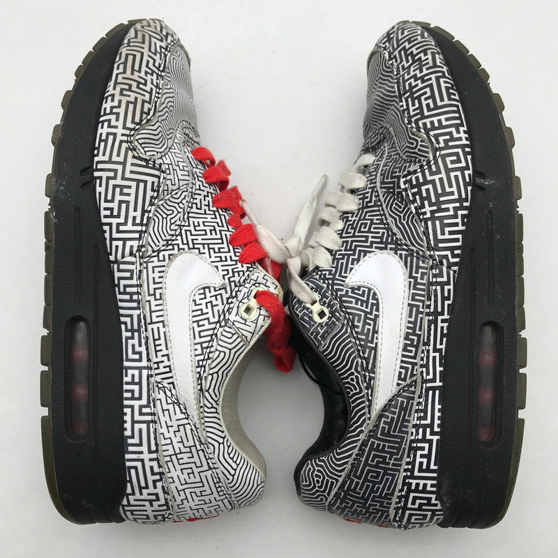 【中古品】【メンズ】 NIKE ナイキ CI1505-001 AIR MAX 1 OA YT ‘TOKYO MAZE’ エアマックス トウキョウ メイズ 迷路 スニーカー 靴 ※使用感有 160-261013-vt-82-fuzh サイズ：28cm カラー：ホワイト/ブラック ※左右非対称 万代Net店