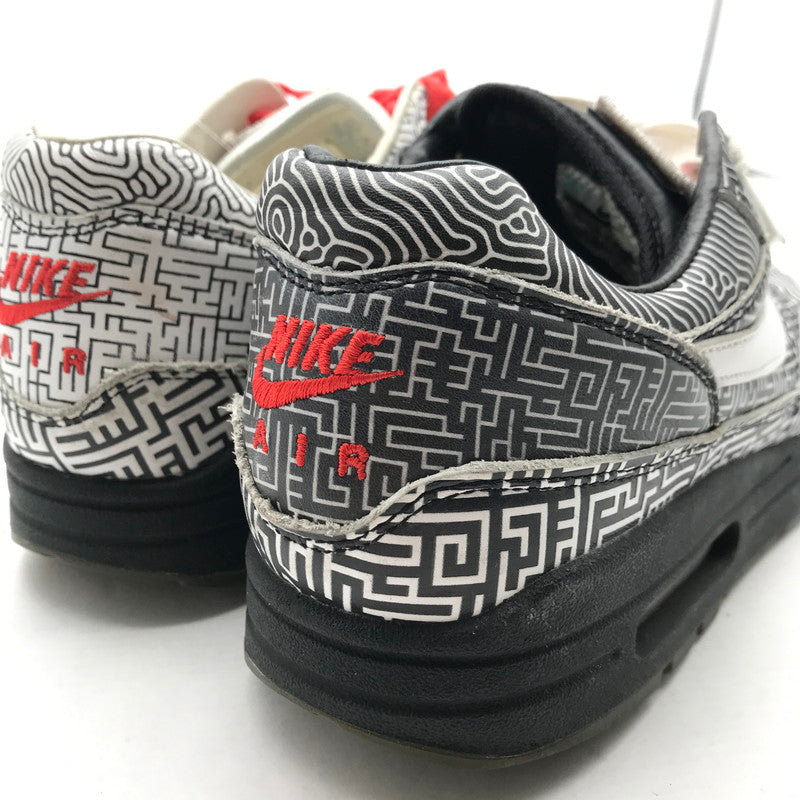 【中古品】【メンズ】 NIKE ナイキ CI1505-001 AIR MAX 1 OA YT ‘TOKYO MAZE’ エアマックス トウキョウ メイズ 迷路 スニーカー 靴 ※使用感有 160-261013-vt-82-fuzh サイズ：28cm カラー：ホワイト/ブラック ※左右非対称 万代Net店
