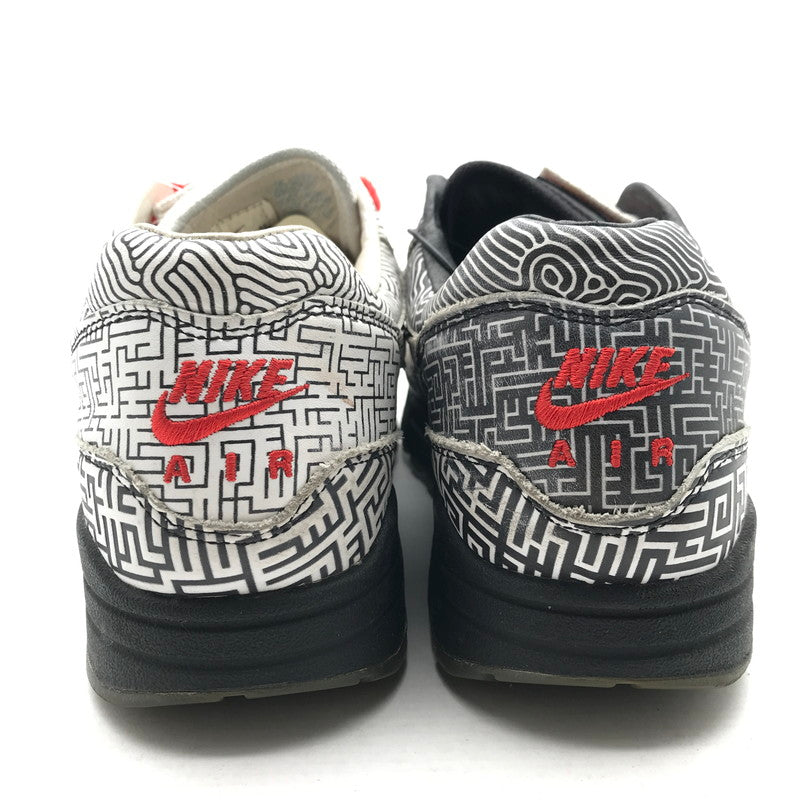 【中古品】【メンズ】 NIKE ナイキ CI1505-001 AIR MAX 1 OA YT ‘TOKYO MAZE’ エアマックス トウキョウ メイズ 迷路 スニーカー 靴 ※使用感有 160-261013-vt-82-fuzh サイズ：28cm カラー：ホワイト/ブラック ※左右非対称 万代Net店