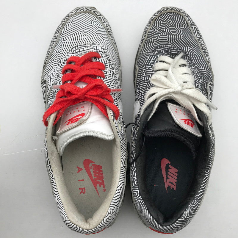 【中古品】【メンズ】 NIKE ナイキ CI1505-001 AIR MAX 1 OA YT ‘TOKYO MAZE’ エアマックス トウキョウ メイズ 迷路 スニーカー 靴 ※使用感有 160-261013-vt-82-fuzh サイズ：28cm カラー：ホワイト/ブラック ※左右非対称 万代Net店