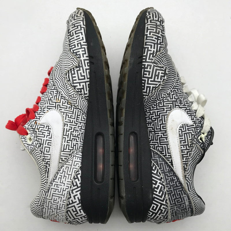 【中古品】【メンズ】 NIKE ナイキ CI1505-001 AIR MAX 1 OA YT ‘TOKYO MAZE’ エアマックス トウキョウ メイズ 迷路 スニーカー 靴 ※使用感有 160-261013-vt-82-fuzh サイズ：28cm カラー：ホワイト/ブラック ※左右非対称 万代Net店
