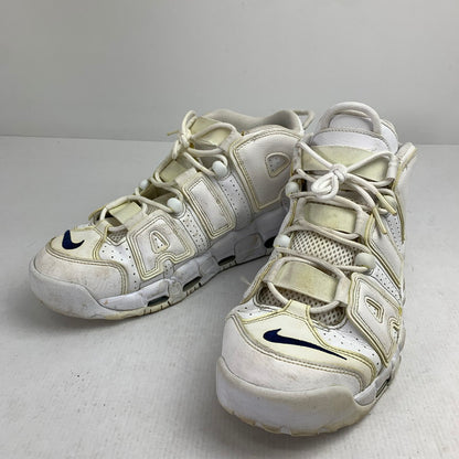 【中古品】【メンズ】 NIKE ナイキ DH8011-100 AIR MORE UPTEMPO "WHITE MIDNIGHT NAVY" エア モア アップテンポ モアテン スニーカー 靴 160-261014-mh-05-fuzh サイズ：28cm カラー：ホワイト 万代Net店
