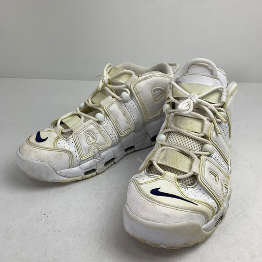 【中古品】【メンズ】 NIKE ナイキ DH8011-100 AIR MORE UPTEMPO "WHITE MIDNIGHT NAVY" エア モア アップテンポ モアテン スニーカー 靴 160-261014-mh-05-fuzh サイズ：28cm カラー：ホワイト 万代Net店