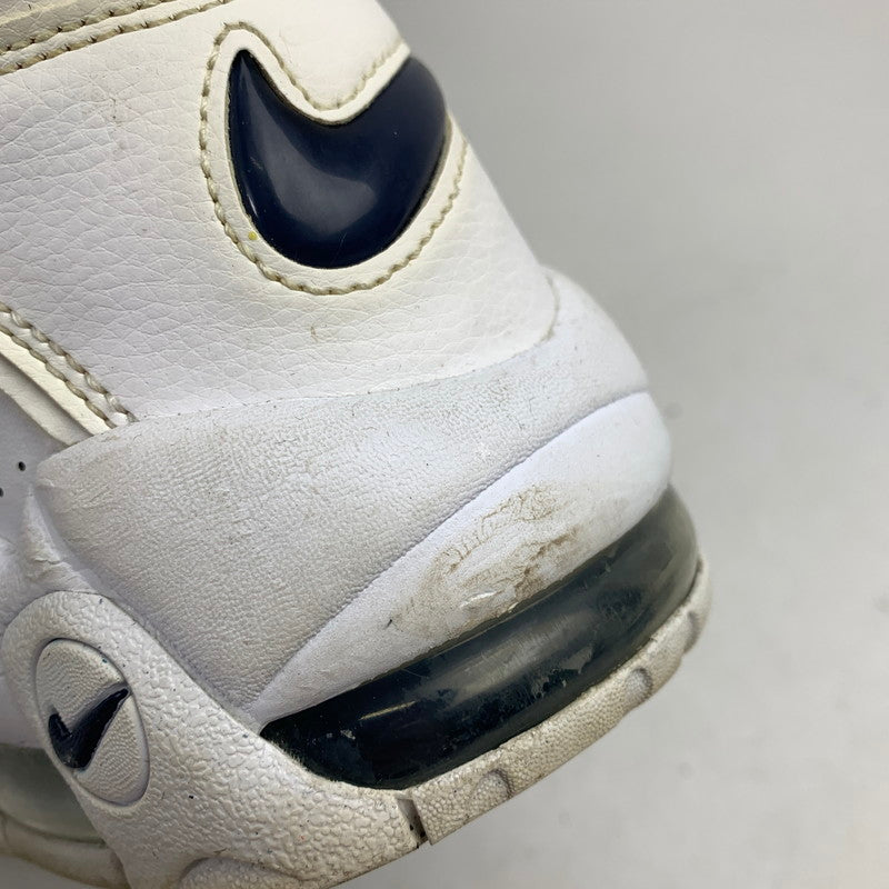【中古品】【メンズ】 NIKE ナイキ DH8011-100 AIR MORE UPTEMPO "WHITE MIDNIGHT NAVY" エア モア アップテンポ モアテン スニーカー 靴 160-261014-mh-05-fuzh サイズ：28cm カラー：ホワイト 万代Net店
