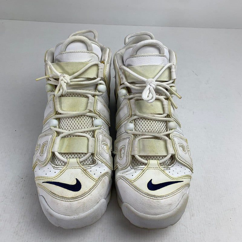 【中古品】【メンズ】 NIKE ナイキ DH8011-100 AIR MORE UPTEMPO "WHITE MIDNIGHT NAVY" エア モア アップテンポ モアテン スニーカー 靴 160-261014-mh-05-fuzh サイズ：28cm カラー：ホワイト 万代Net店