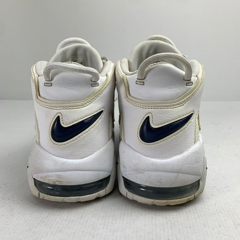 【中古品】【メンズ】 NIKE ナイキ DH8011-100 AIR MORE UPTEMPO "WHITE MIDNIGHT NAVY" エア モア アップテンポ モアテン スニーカー 靴 160-261014-mh-05-fuzh サイズ：28cm カラー：ホワイト 万代Net店