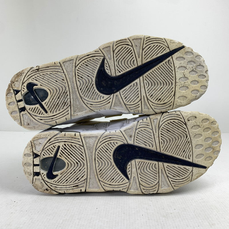 【中古品】【メンズ】 NIKE ナイキ DH8011-100 AIR MORE UPTEMPO "WHITE MIDNIGHT NAVY" エア モア アップテンポ モアテン スニーカー 靴 160-261014-mh-05-fuzh サイズ：28cm カラー：ホワイト 万代Net店