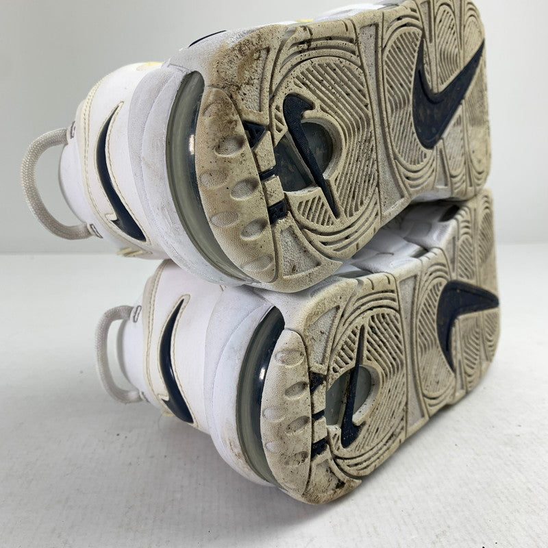 【中古品】【メンズ】 NIKE ナイキ DH8011-100 AIR MORE UPTEMPO "WHITE MIDNIGHT NAVY" エア モア アップテンポ モアテン スニーカー 靴 160-261014-mh-05-fuzh サイズ：28cm カラー：ホワイト 万代Net店