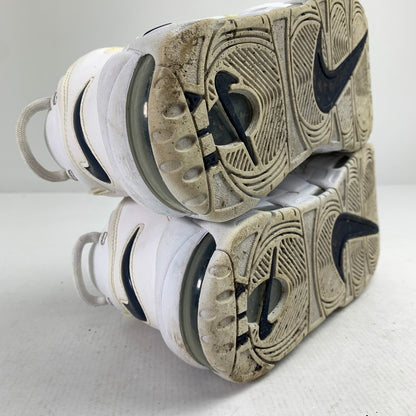 【中古品】【メンズ】 NIKE ナイキ DH8011-100 AIR MORE UPTEMPO "WHITE MIDNIGHT NAVY" エア モア アップテンポ モアテン スニーカー 靴 160-261014-mh-05-fuzh サイズ：28cm カラー：ホワイト 万代Net店