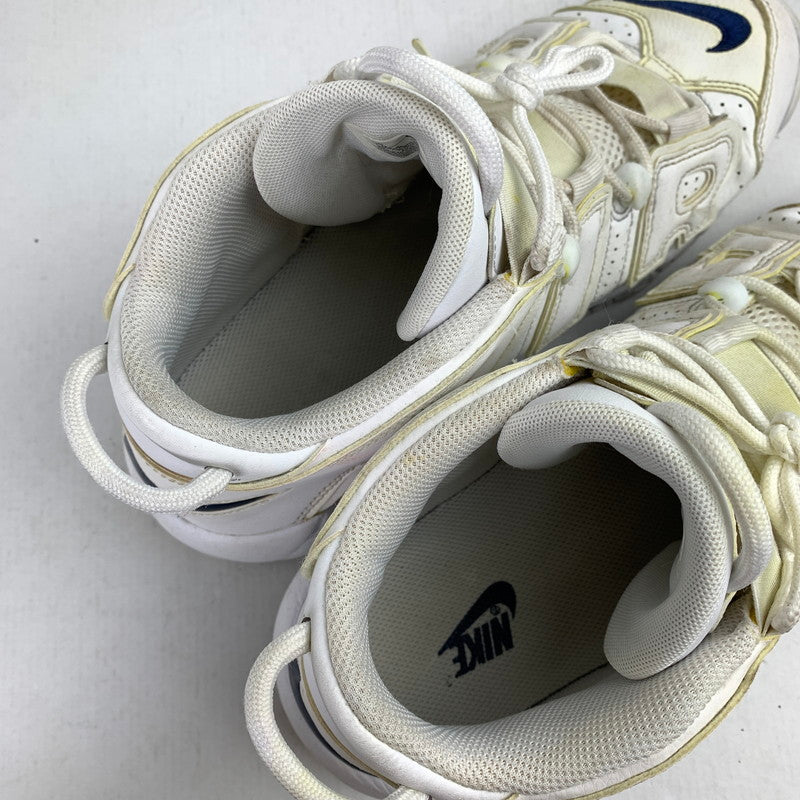 【中古品】【メンズ】 NIKE ナイキ DH8011-100 AIR MORE UPTEMPO "WHITE MIDNIGHT NAVY" エア モア アップテンポ モアテン スニーカー 靴 160-261014-mh-05-fuzh サイズ：28cm カラー：ホワイト 万代Net店