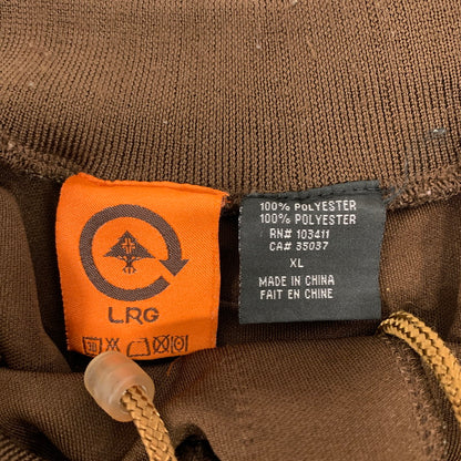 【中古品】【メンズ】 LRG トラックパンツ BROWN.ORANGE ※汚れ・使用感あり 153-261002-io-13-fuzh サイズ：XL カラー：ブラウン.オレンジ 万代Net店