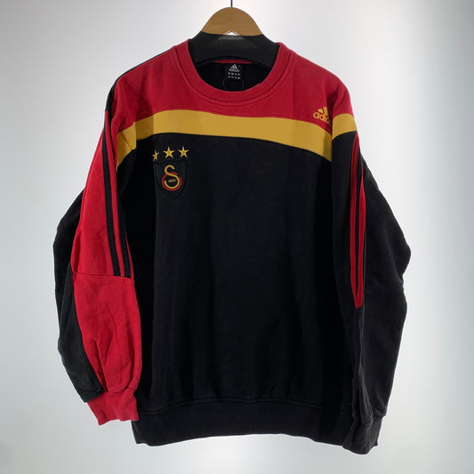 【中古品】【メンズ】 ADIDAS アディダス スウェット SIZE:L ※使用感あり 148-261002-io-08-fuzh サイズ：L カラー：ブラック.レッド.イエロー 万代Net店