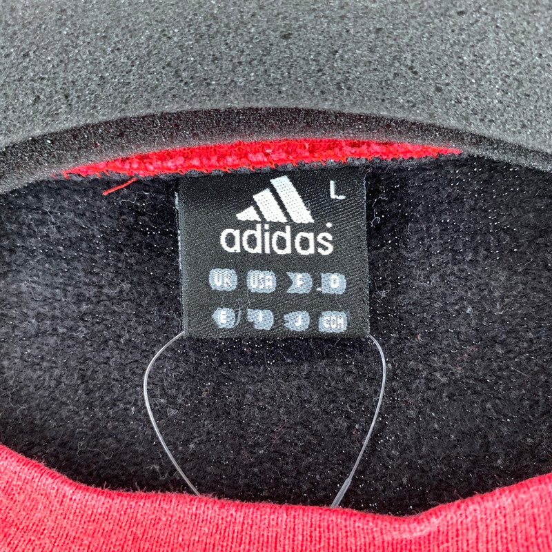 【中古品】【メンズ】 ADIDAS アディダス スウェット SIZE:L ※使用感あり 148-261002-io-08-fuzh サイズ：L カラー：ブラック.レッド.イエロー 万代Net店